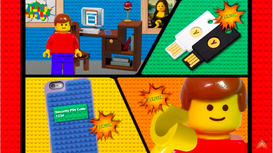 Illustration shows things you can use for two-factor authentication