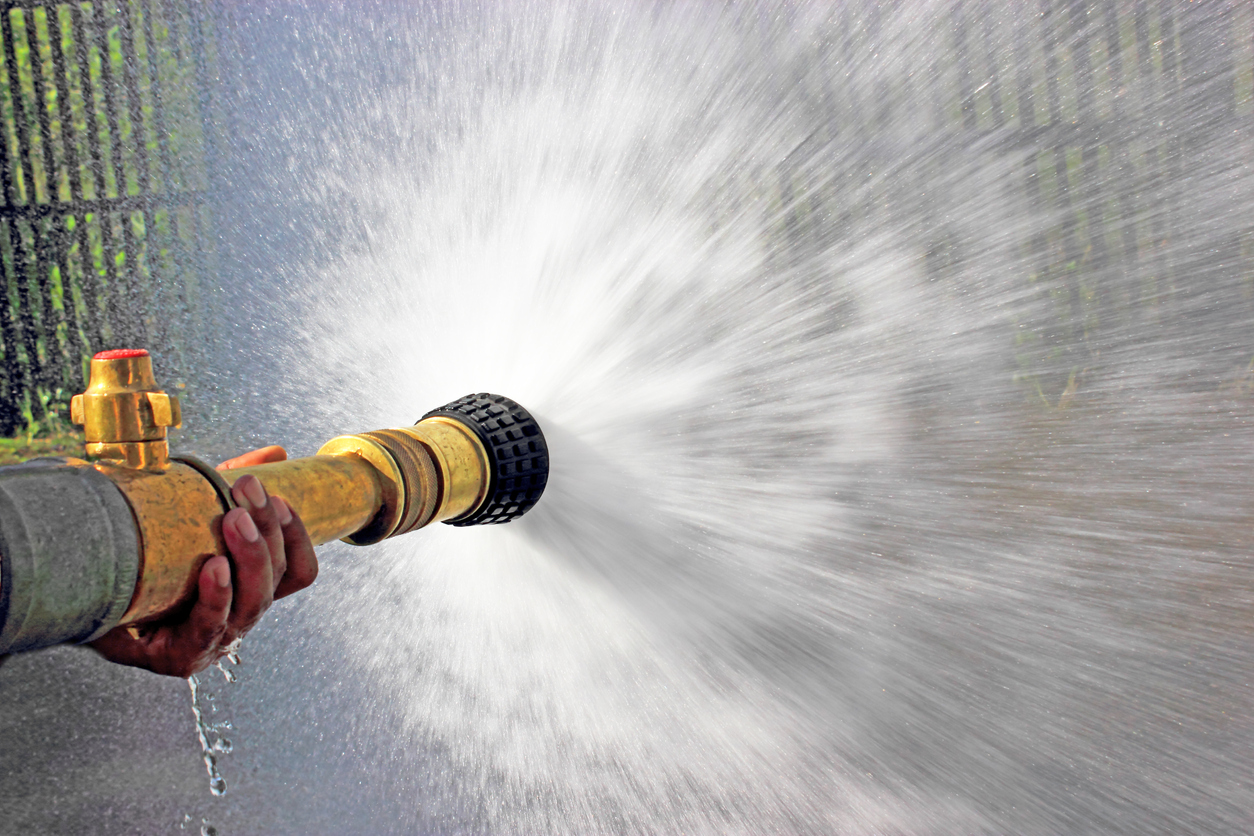 A DDoS is like a firehose of web traffic directed at a site to shut it down