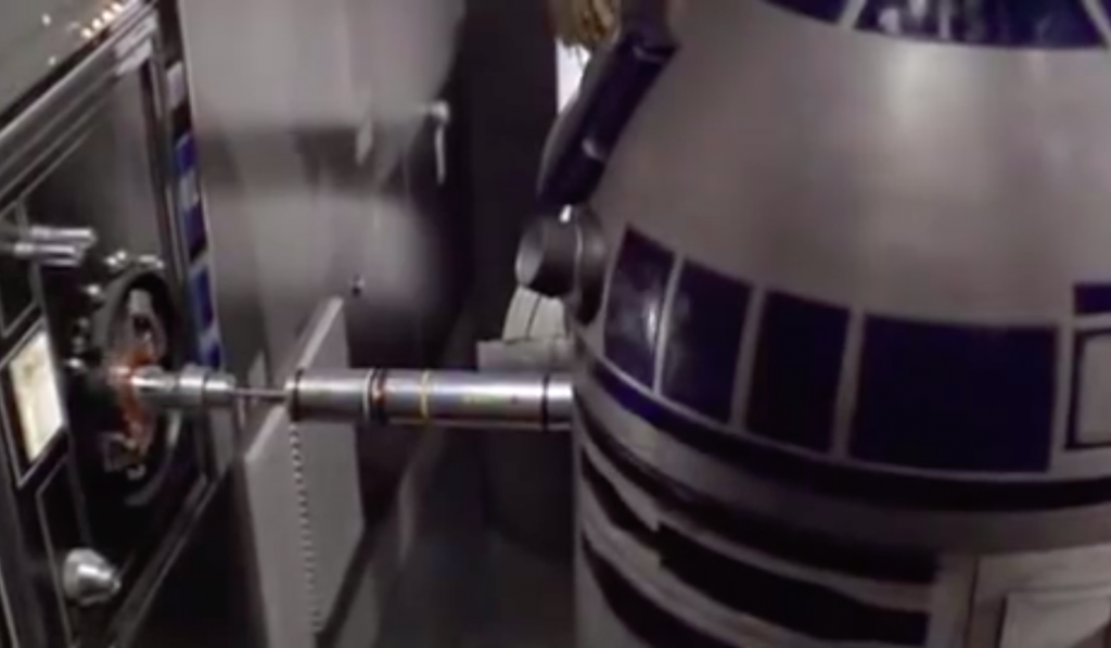 R2D2 hacks the Death Star & possibly a PLC