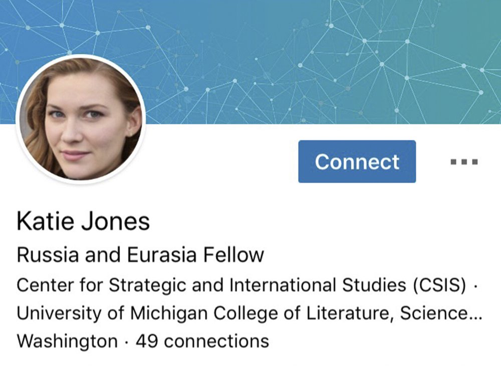 Fake social media social engineering profile