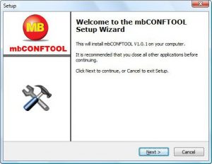 Image of the MB Connect Line software setup wizard that was hacked by Dragonfly attackers in 2014.